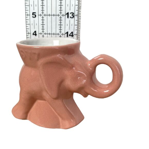 Frankoma 1977 Pink GOP Elephant Mug Republican Political Collectible USA - Picture 4 of 6